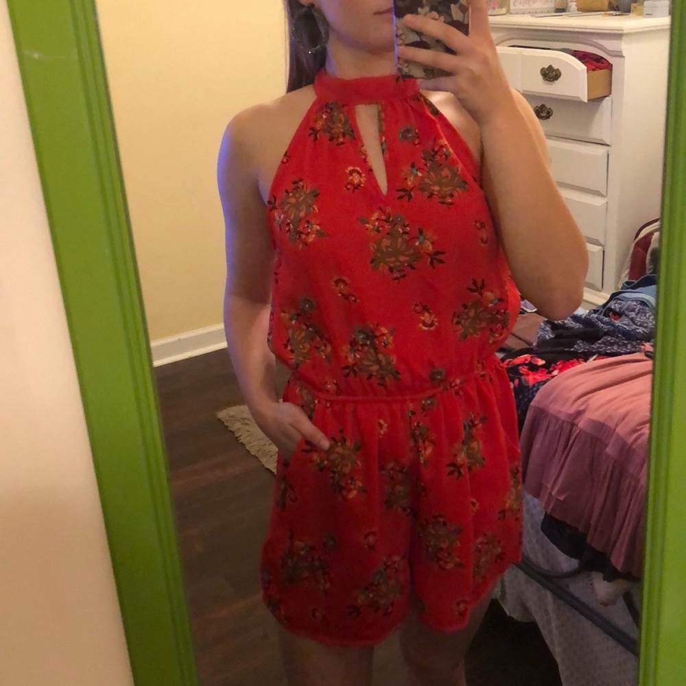 Red Romper - Picture 2 of 8